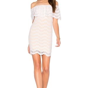 Nightcap Clothing Bachelorette Mini Dress in white